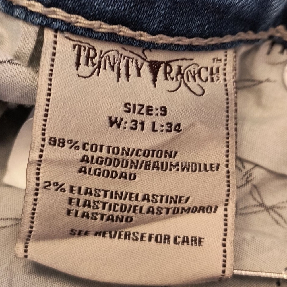 Trinity Ranch Bootcut Jeans Size 9/31 - Picture 7 of 8